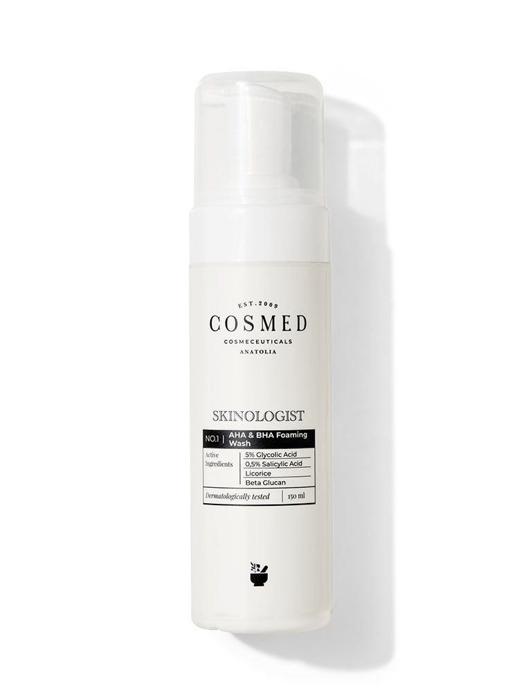 AHA & BHA Foaming Wash – Mousse Detergente Acida per Viso e Corpo
